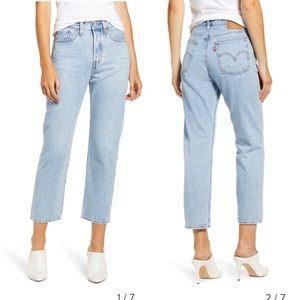 LEVIS WEGGIE STRAIGHT cropped Sz 28